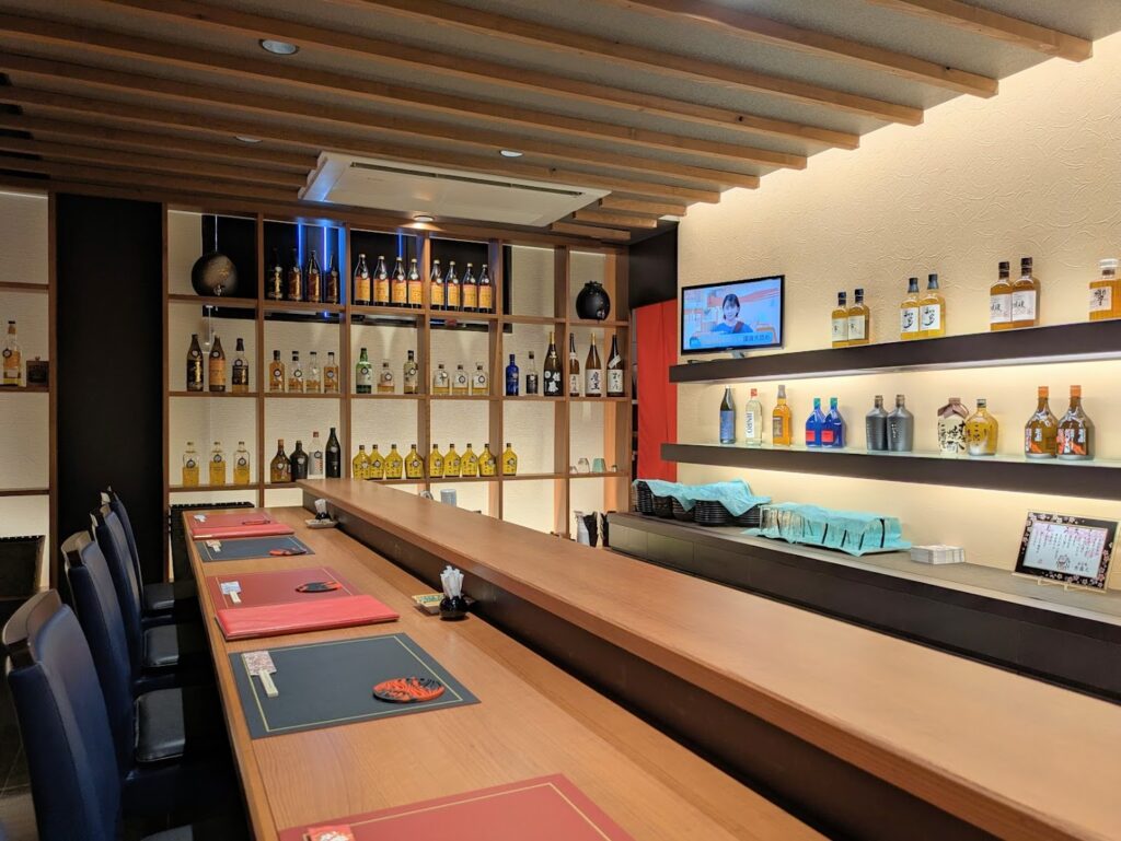 宇多津町 呑み処 志露人 店内