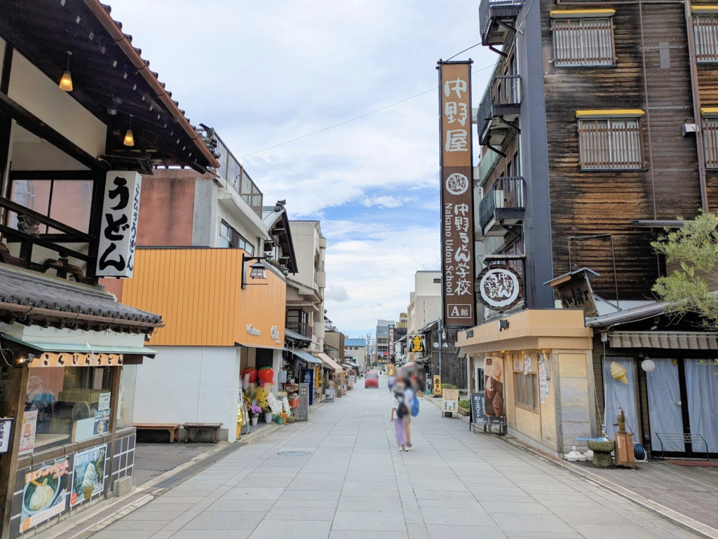 琴平町 甘味処 福乃家 こんぴら表参道店 場所