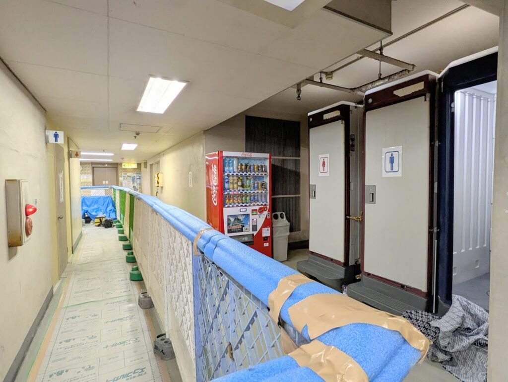 丸亀市営駅前地下駐車場 トイレ改修工事