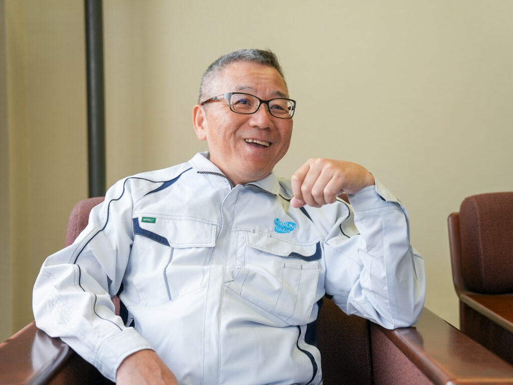坂出市沖の浜 丸二運輸建設 瀬戸社長
