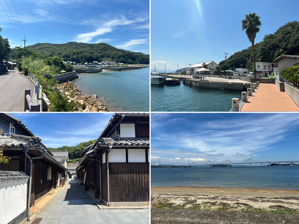 丸亀市本島 キャンピングカー 本島景色