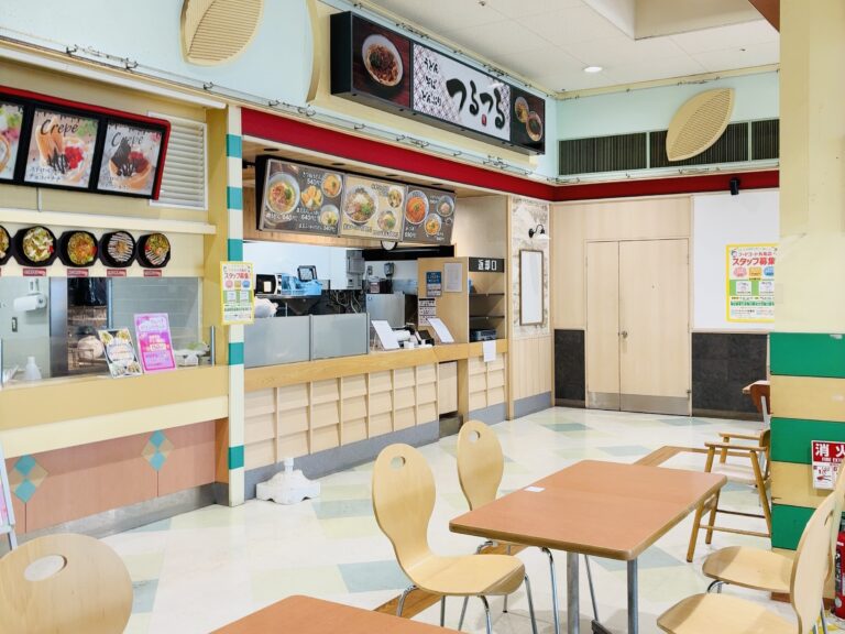 フジグラン丸亀の「フードコート丸亀店 つるつるコーナー」が当面の間閉鎖されてる