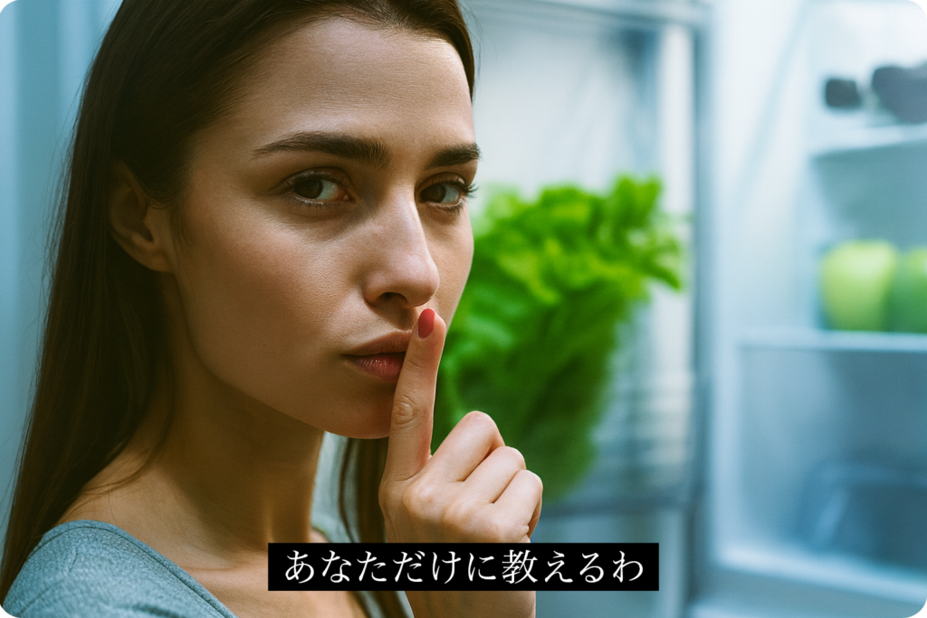 あなただけに教えるわ