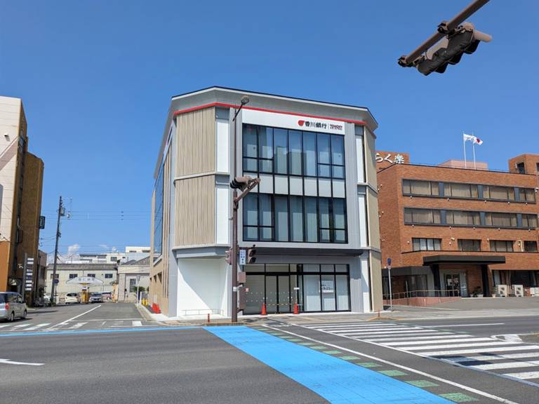 丸亀市通町の「香川銀行丸亀支店及び土器町出張所」の新店舗が2025年9月22日(月)にオープン！駐車スペースやATMの営業時間が拡大！