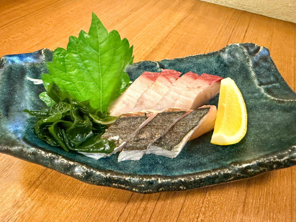 坂出市元町 焼き鳥居酒屋なお 鰆のお刺身
