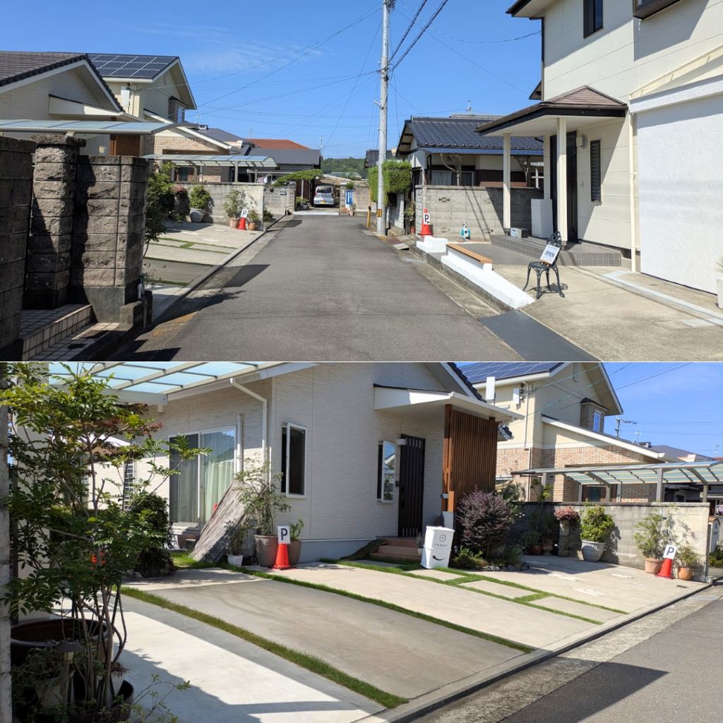 多度津町 +bagel(プラスベーグル) 場所・駐車場