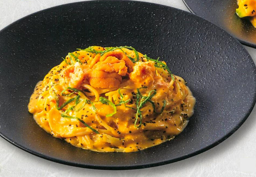 うにとぷちぷちたらこの濃厚クリームパスタ