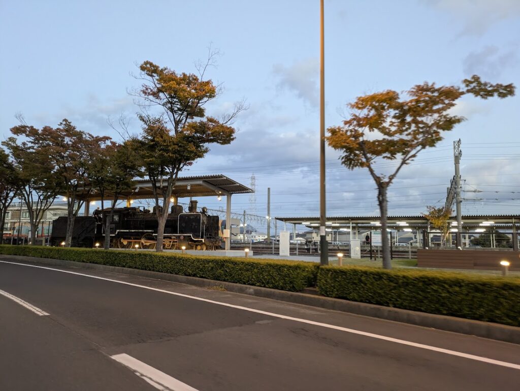 多度津駅前広場 ライトアップ