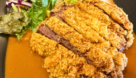 坂出市寿町「久つろぎや一 ICHI」で出会った”ごちそう”ビフカツ。噛むほどに赤身の甘さが広がる『オリーブ牛ビフカツ』が絶品。