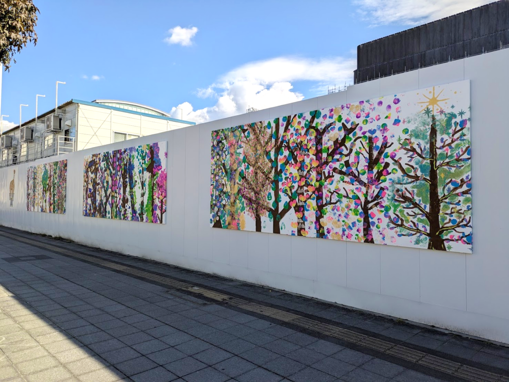  丸亀市 THEATRE MAdo 仮囲いアート