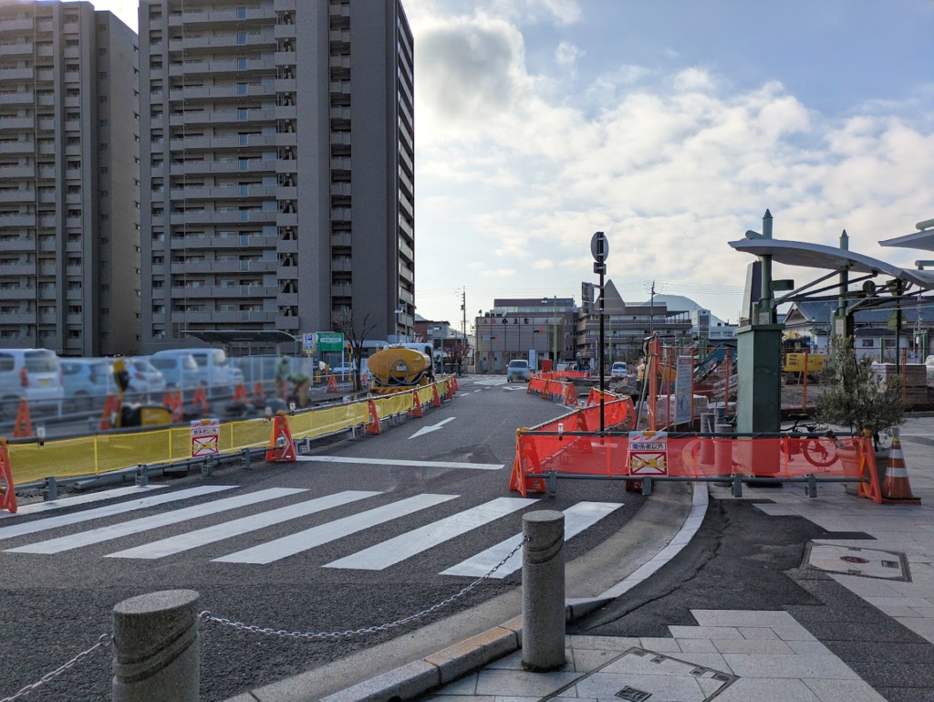 坂出駅周辺工事