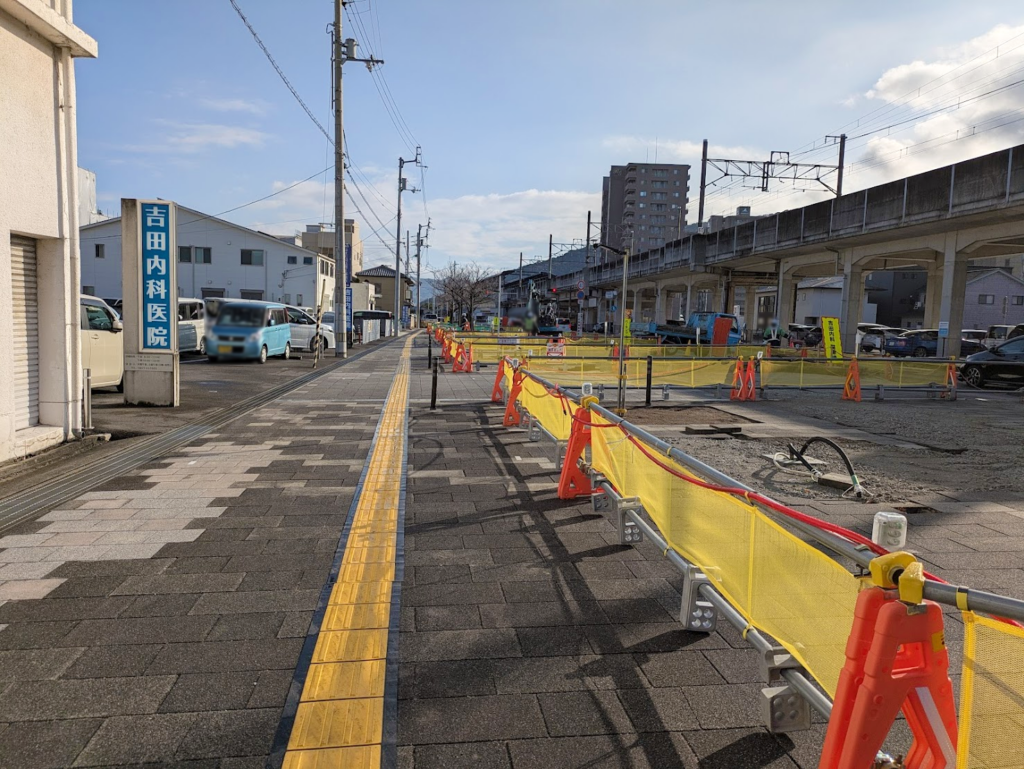 坂出駅周辺工事