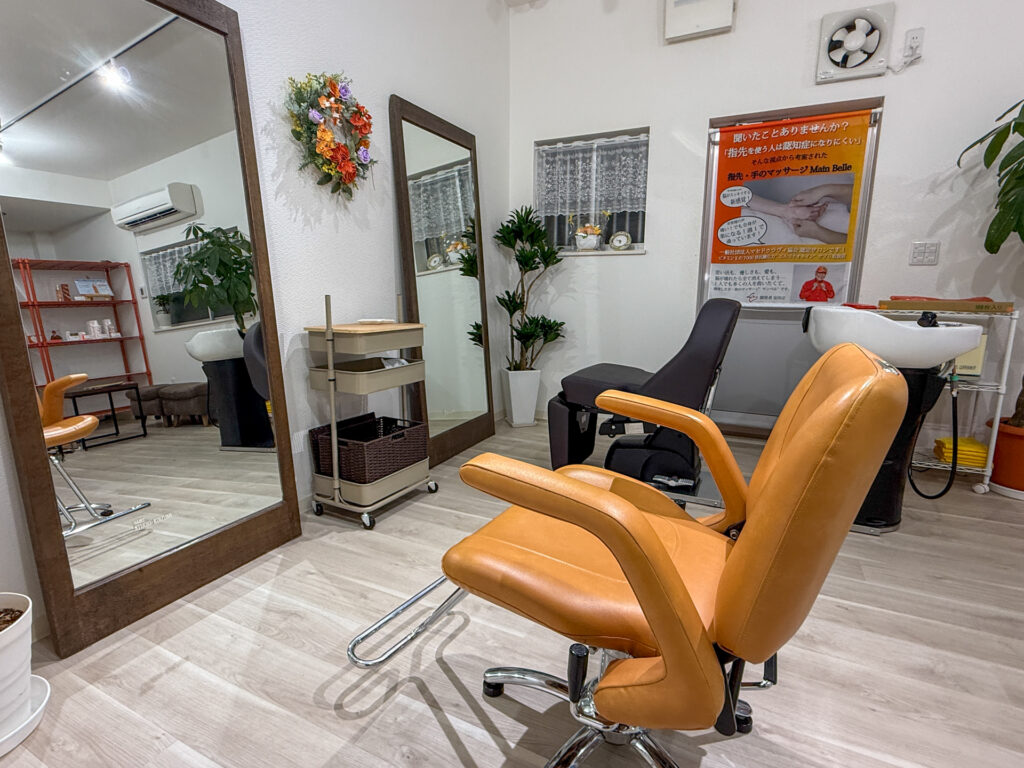 丸亀市土器町 美容室 Le lien 店内
