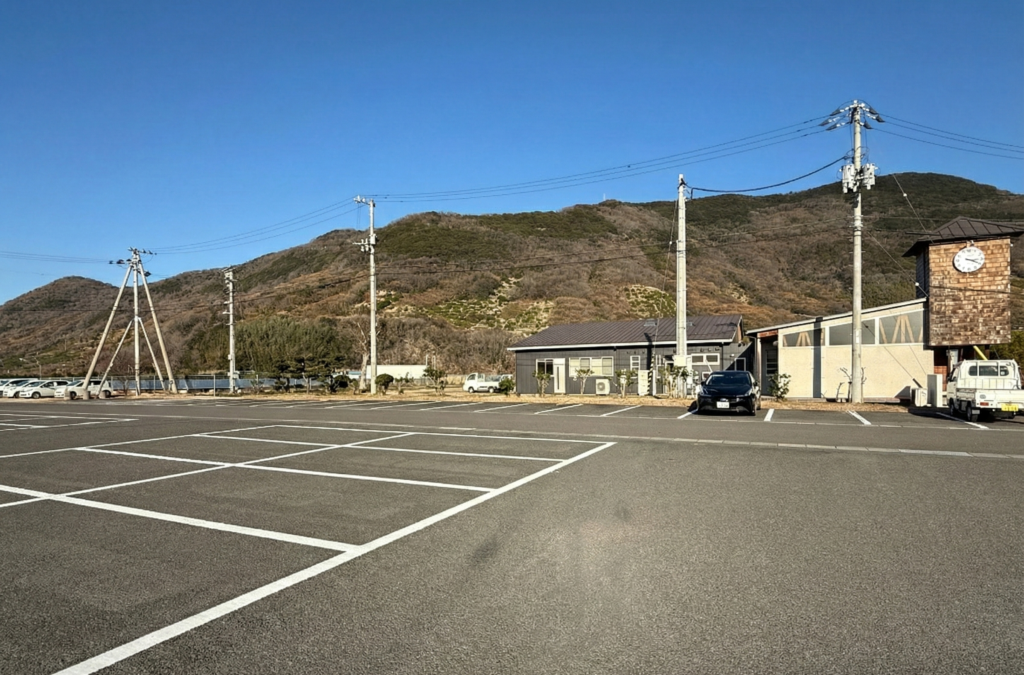 坂出市大屋冨町 かけはしカフェ 駐車場