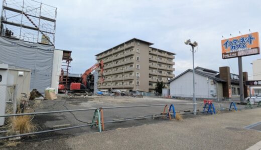 宇多津町の「ファンキータイム宇多津店」がついに解体へ。工事開始からわずか1週間で建物がほぼ消失してる