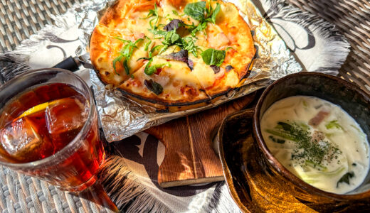 【坂出市】予約はまさに争奪戦！「カフェ プルミエ」の限定ランチ。本格ピザ窯で焼くピザと具だくさんサンドイッチが絶品