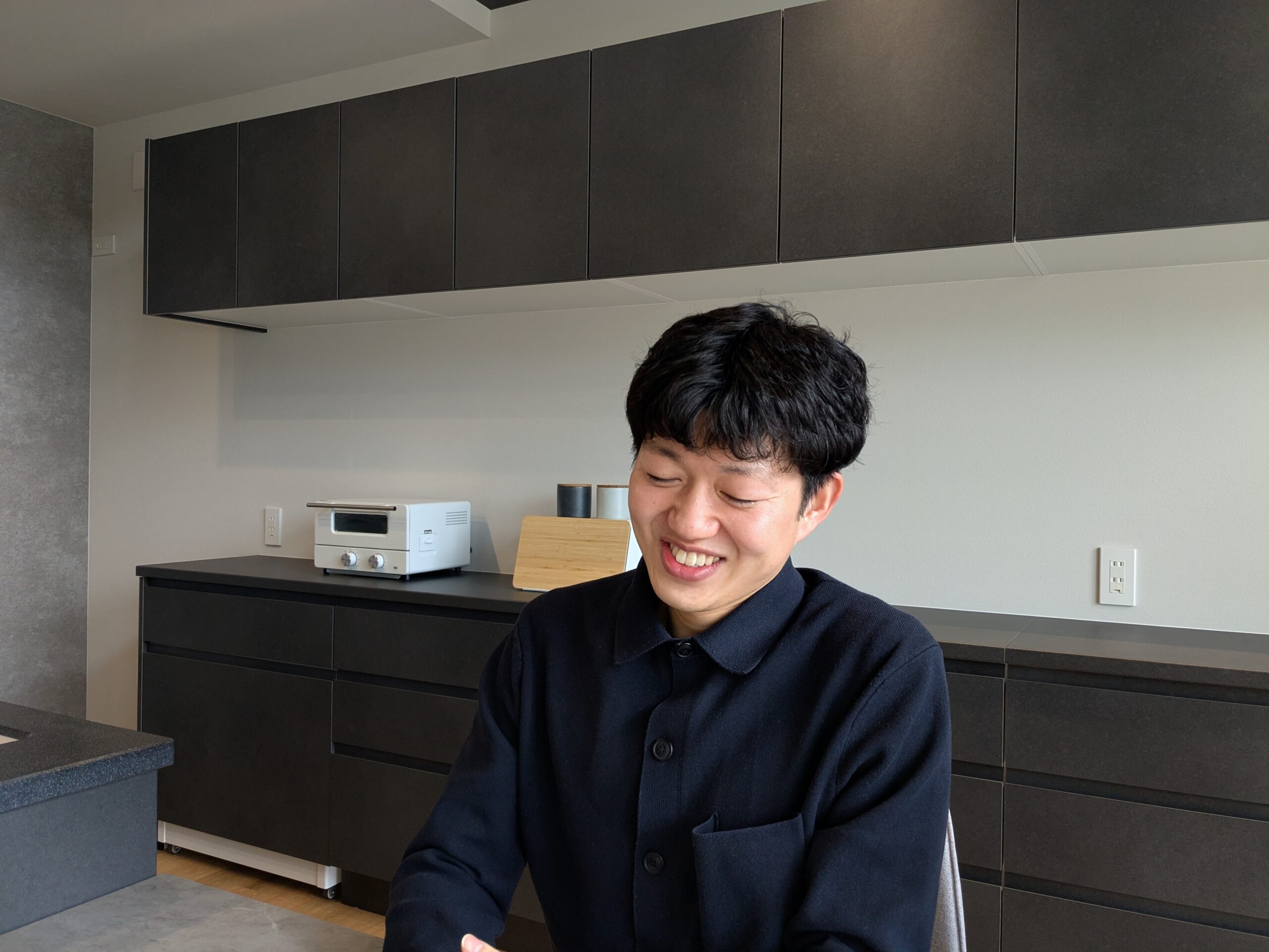 高松市 ロータリーハウス 照れる馬越さん