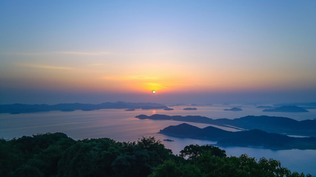 丸亀市 株式会社NCGroup まるつー 瀬戸内海夕陽