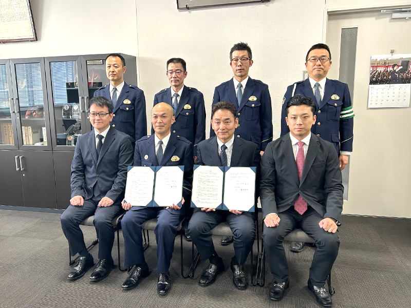 坂出警察署・KBN「地域安全に関する協定式」