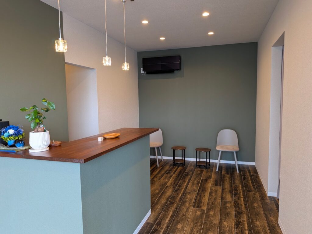 丸亀市三条町 relaxation salon Lino. 店内の様子