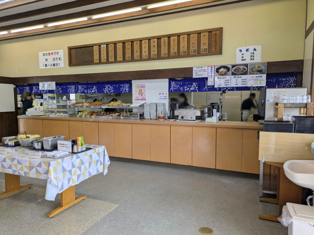 丸亀市綾歌町 本格手打うどん 香川屋本店 店内の様子