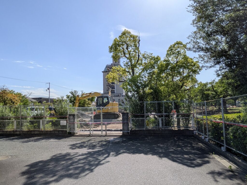 坂出市 坂出緩衝緑地の工事