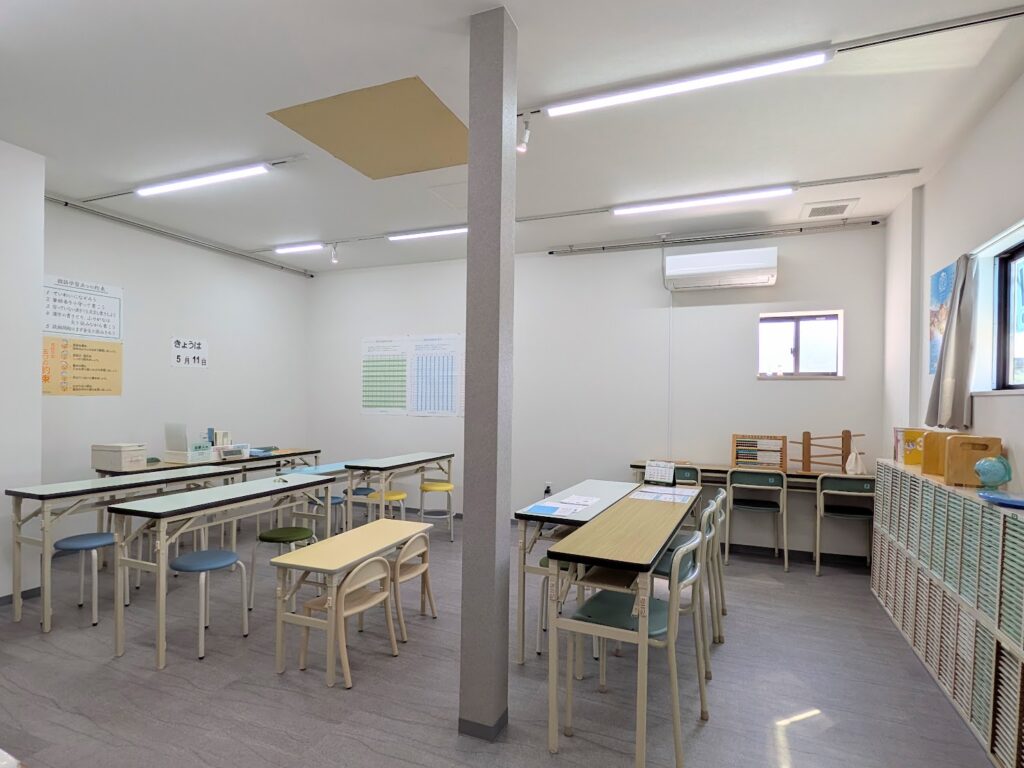 宇多津町 公文式 宇多津東教室 教室内の様子