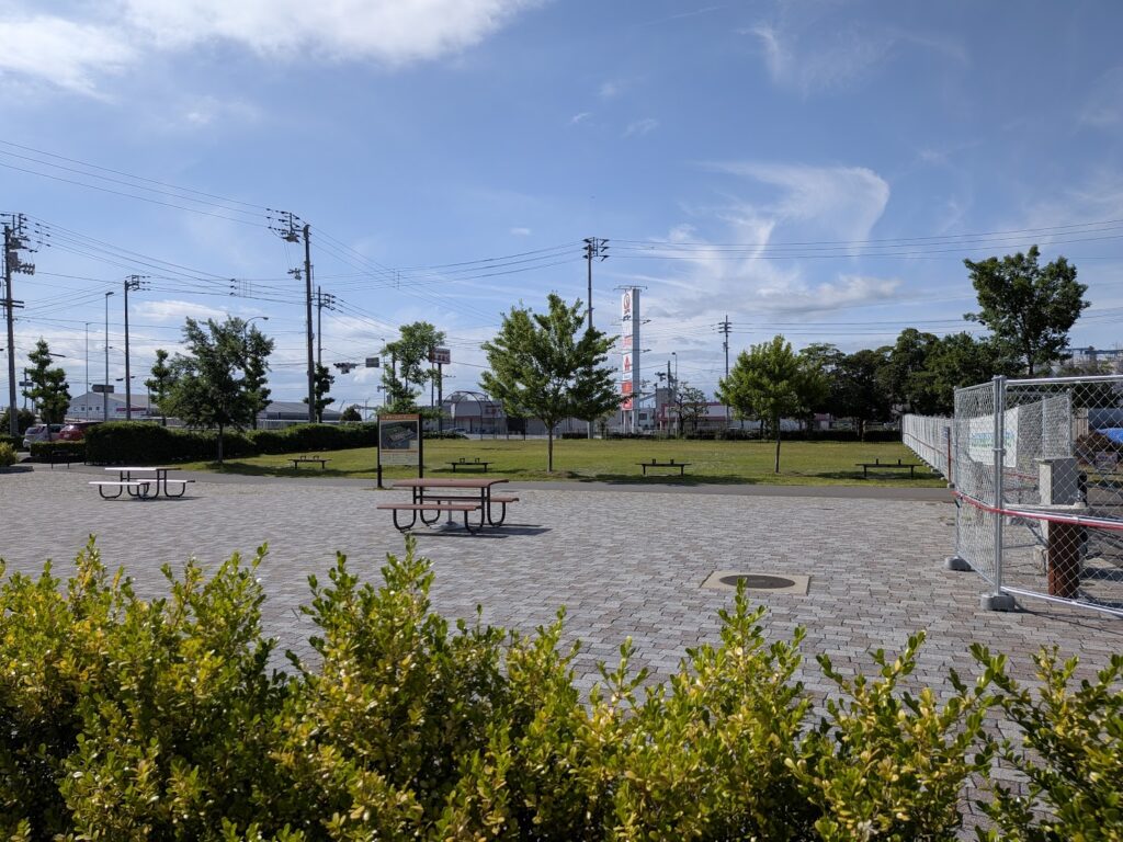 坂出市 坂出緩衝緑地の工事