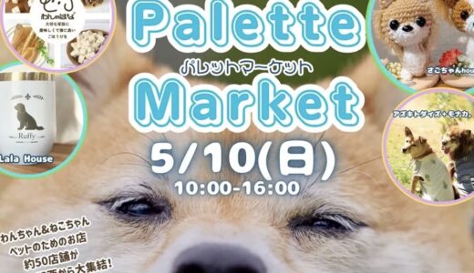 フジグラン丸亀で「Pets Palette Market」が2026年5月10日(日)に開催されるみたい！中四国・関西からペットのためのお店約50店舗が大集合！