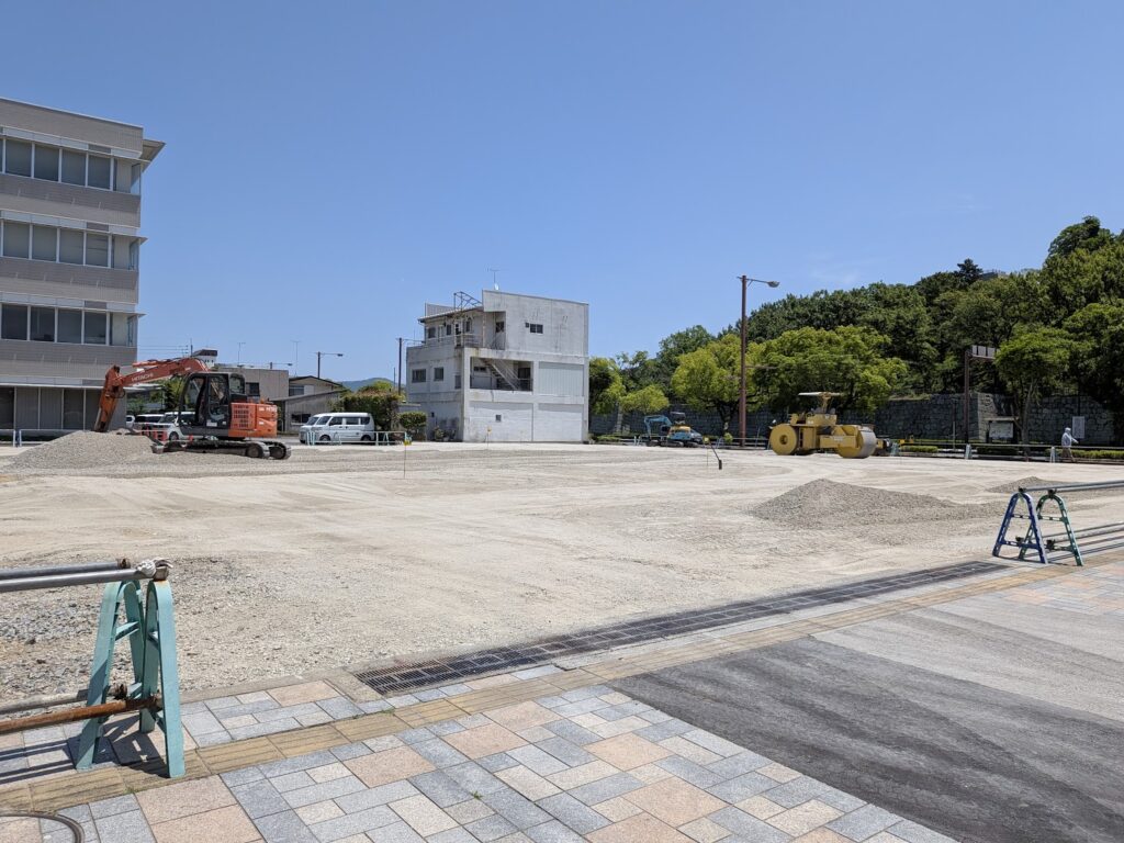 丸亀市 マルタス周辺 工事状況