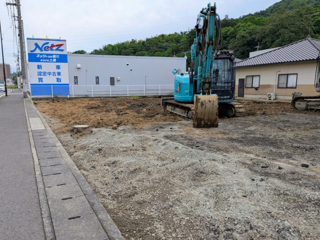 丸亀市土器町 レストハウス青山跡地