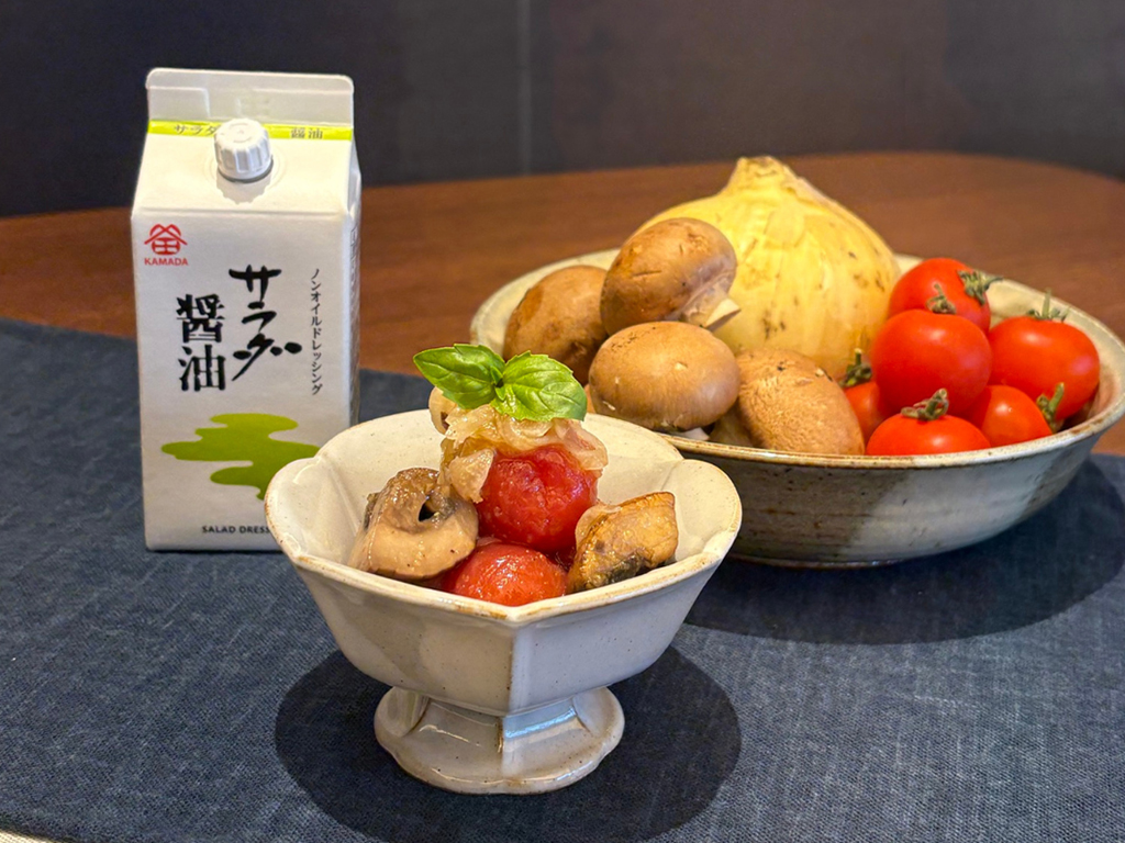 坂出市本町 本町一丁目カフェ サラダ醤油