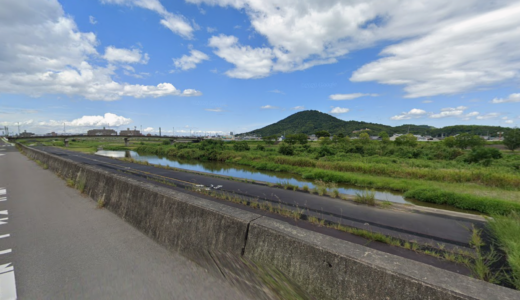 丸亀市の城東小学校近くの土器川土手にイノシシ出没！犬の散歩は気をつけて