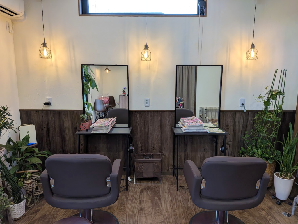 坂出支常盤町 Hair Jeanne(ジャンヌ) 店内の様子