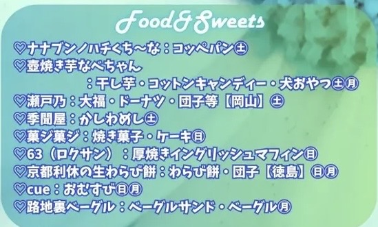 フジグラン丸亀 Blue Palette Market(ブルーパレットマーケット) 出店予定