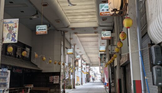 7月の歌舞伎新町は「燕の巣窟」だった！アーケードが飛行場状態に・・・