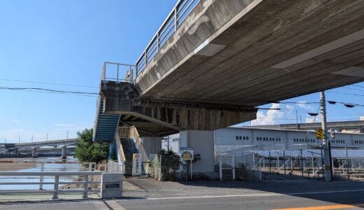 大束川橋のすぐ横にある「あの歩道橋」が通行止めに！いったい何があったのか見に行ってみた