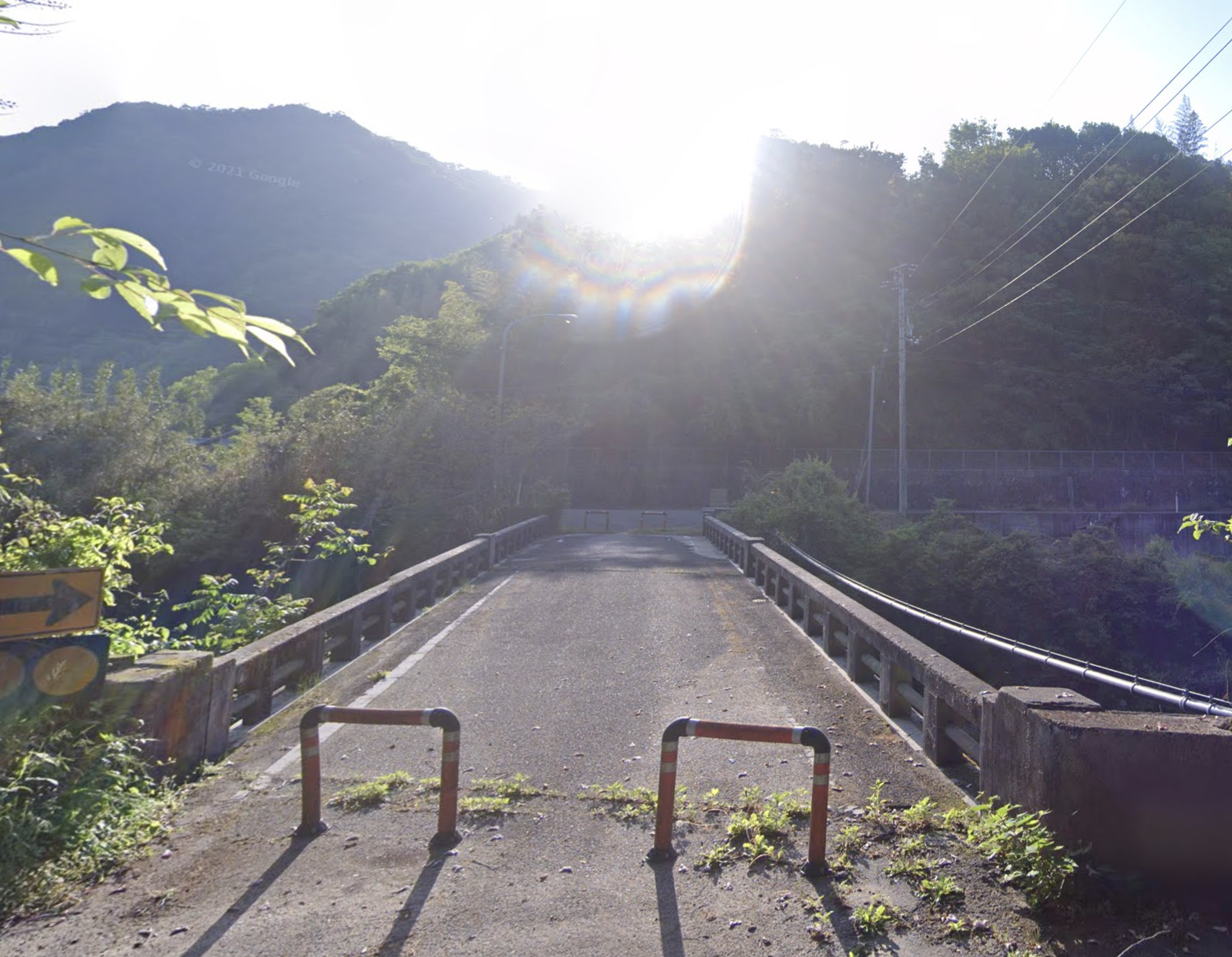 綾川町県道39号線 通行止め