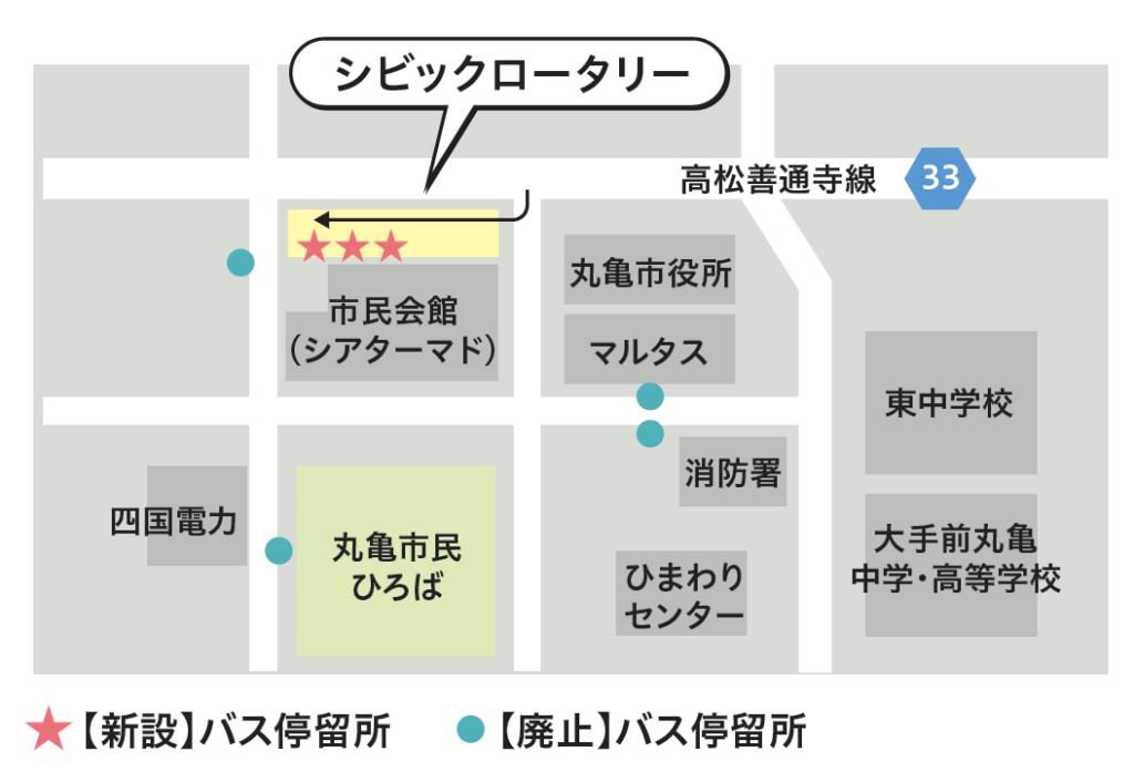 丸亀市 シビックロータリー